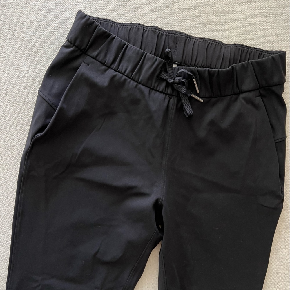 lululemon athletica Black Drawstring Jogger Trousers